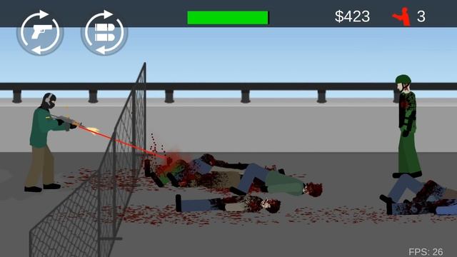 Flat Zombies: Cleanup & Defense (by PaVolDev) / Android Gameplay HD смотреть онлайн