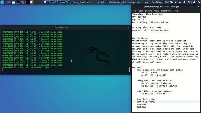 Hướng dẫn sử dụng Netcat | InfoSecTutorial смотреть онлайн
