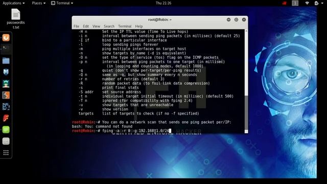 How to use fping --- a different ping tool in Kali Linux смотреть онлайн