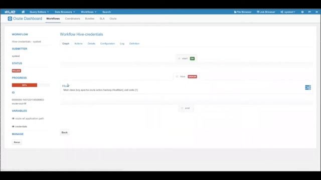 Hadoop Tutorial: Oozie workflow credentials with a Hive action with Kerberos смотреть онлайн