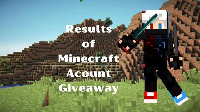 Minecraft account giveaway Winners смотреть онлайн