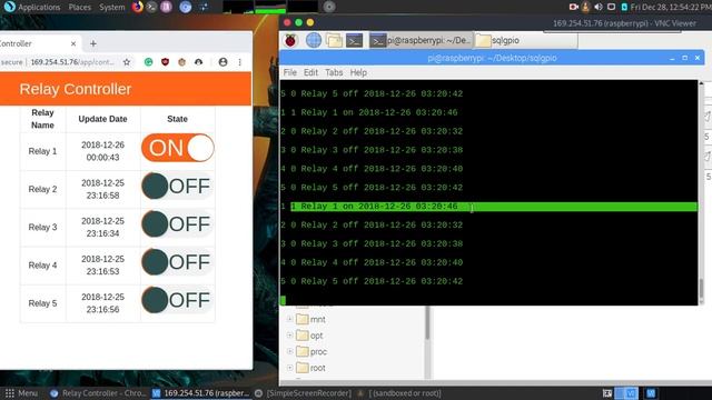 Controlling appliances from Web IoT Raspberry Pi смотреть онлайн