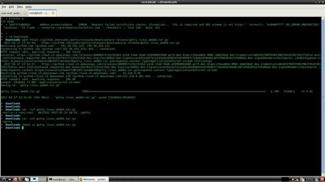 Gotty - Metasploit on webrowser | Kali Linux смотреть онлайн