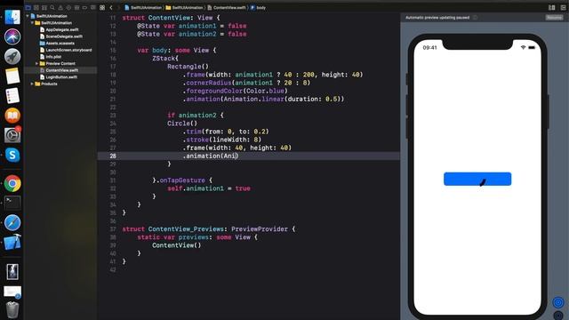 Custom Drawing in SwiftUI: [Part 4]: Login Button Animation смотреть онлайн