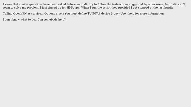 Ubuntu: How to set TUN/TAP devices? смотреть онлайн