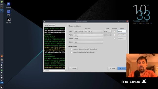 Basic Install of mx19.2 (with Partitioning) смотреть онлайн