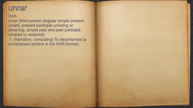 What does unrar mean? смотреть онлайн
