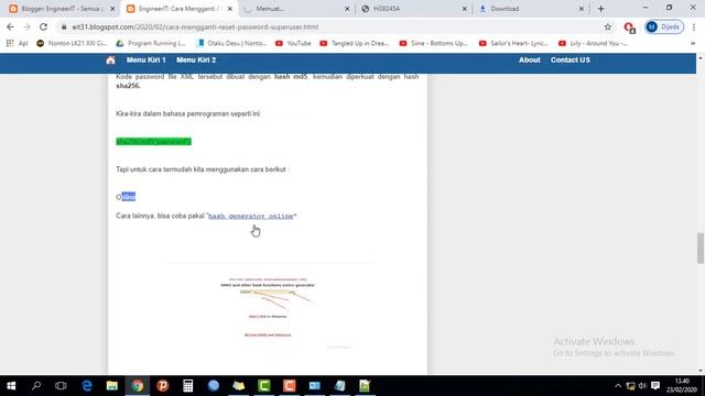 Cara Mengganti Password Super User/PowerUser Pada Modem IndiHome HG8245A смотреть онлайн