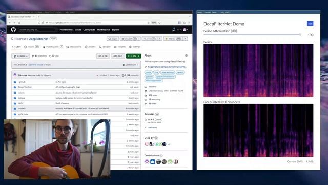 DeepFilterNet Noise Suppression Demo
