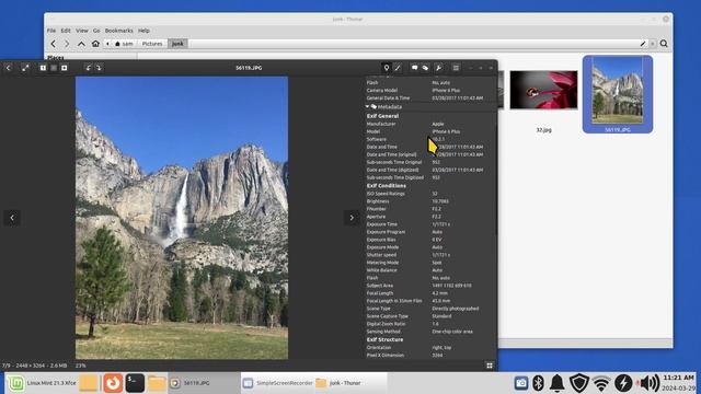 Linux Mint 21.3 - Xfce - Image tools & Thunar Tips. смотреть онлайн
