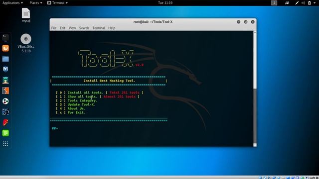 Tool X tutorial A Kali Linux Hacking Tool Installer смотреть онлайн