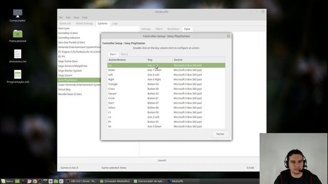 Emulador Medafen no Linux Mint 19 Cinnamon смотреть онлайн
