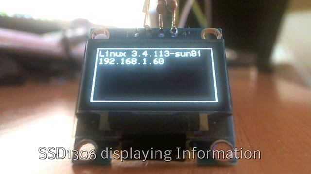 Simple CPU information using SSD1306 смотреть онлайн