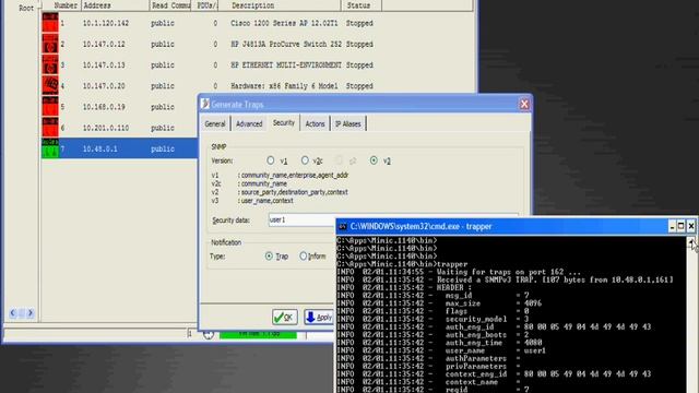 MIMIC SNMP Simulator - Generating SNMPv3 Traps and Informs смотреть онлайн