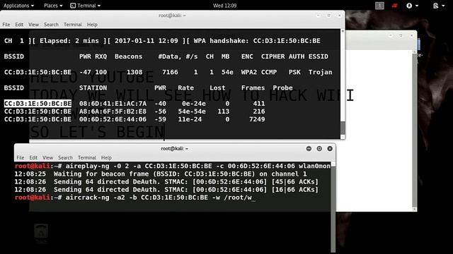 WIFI HACKING in kali linux!!! смотреть онлайн