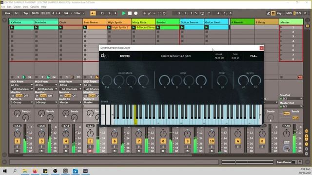 ABLETON AMBIENT MUSIC TUTORIAL USING FREE PLUGINS ONLY!!! (FEAT. PIANOBOOK & DECENT SAMPLER) смотреть онлайн