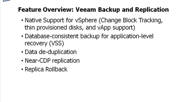 01 Introduction to Veeam Back up and Replication смотреть онлайн