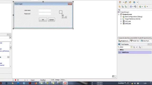 Delphi Xe 2 : AdoTable, Login смотреть онлайн