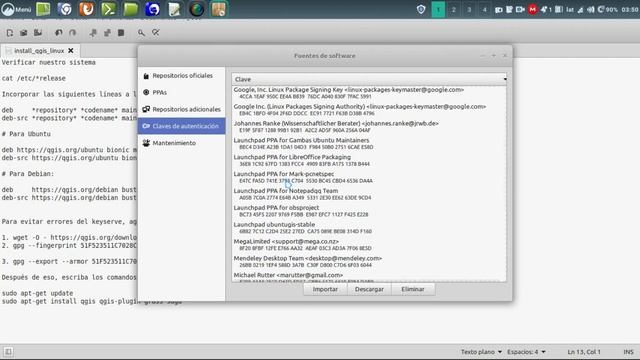 Instalación QGIS - LinuxMint смотреть онлайн