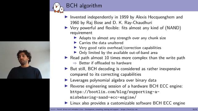 Understand ECC Support for NAND Flash Devices in Linux - Miquèl Raynal, Bootlin смотреть онлайн