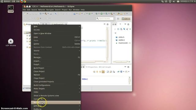 Ubuntu Eclipse CDT смотреть онлайн
