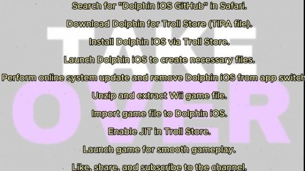Wii Emulation Made Easy: Dolphin iOS No PC Setup Guide 2024