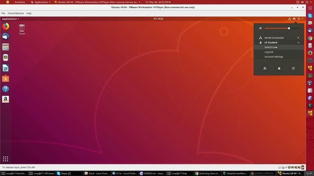 Switching Users in Ubuntu смотреть онлайн