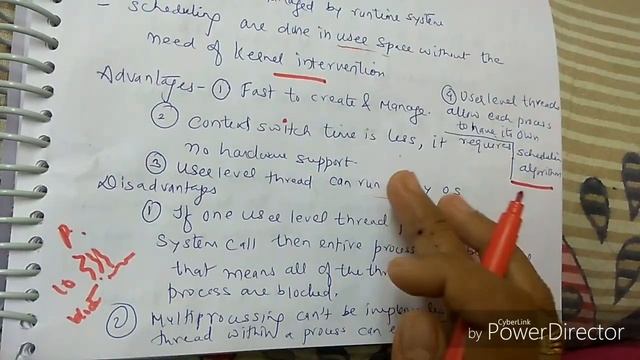 Types of thread- lecture46/os смотреть онлайн