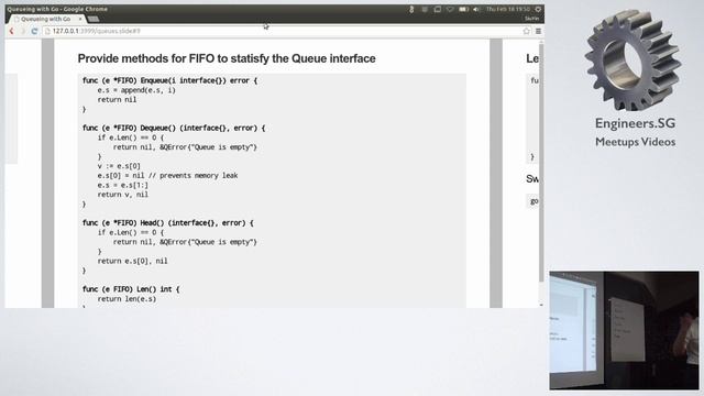Queueing with Go -- FIFO through RoundRobin and beyond - GoSG смотреть онлайн