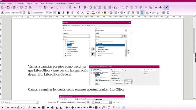 «【LIBREOFFICE WRITER 2019】» Barra Menu y herramientas, cambiar iconos y cambiar cm por pts смотреть онлайн
