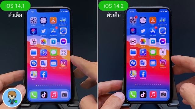 iPhone X Speed VS Battery 🔋 iOS 14.1 ตัวเต็ม VS iOS 14.2 ตัวเต็ม EP.346 смотреть онлайн