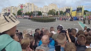 Парад в честь Дня Независимости прошел в Минске. Как это было？ #минск #беларусь #парад