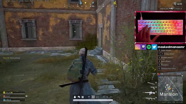 ASMR PUBG Keyboard Sounds + Hand Cam (NO TALKING) [ASMR GAMING] смотреть онлайн