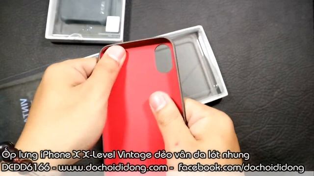Ốp lưng iPhone X X-Level Vintage dẻo vân da lót nhung смотреть онлайн