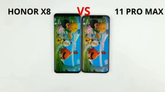 Honor X8 VS IPhone 11 Pro Max смотреть онлайн