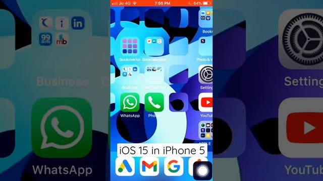 iOS 15 in iPhone 5📱 || iOS 15 Beta 3 смотреть онлайн