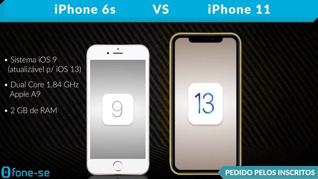 iPhone 6s vs iPhone 11 (Comparativo) смотреть онлайн