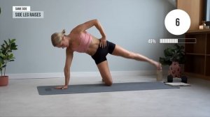 40 MIN FULL BODY PILATES INSPIRED Workout - Low Impact with CORE finisher! Follow Along Workout