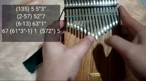 Take On Me Ellie #TLOU2 #PS4 kalimba tabs