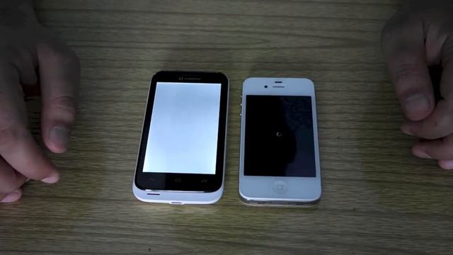 Vodafone smart 3 vs iphone 4s IOS 6 boot test смотреть онлайн