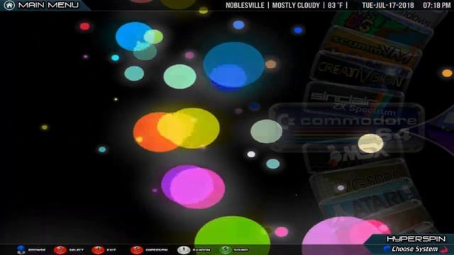 Hyperspin Demo Computer Nested Wheel Showcase смотреть онлайн