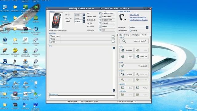 change IMEI C3300I with Z3X смотреть онлайн