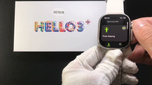 HELLO ULTRA 3+ HELLO WATCH 3 PLUS Smart Watch Series 9 49MM WatchOS 10 Smartwatch Unboxing Review