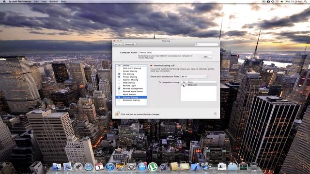 Internet Sharing Setup - Mac смотреть онлайн