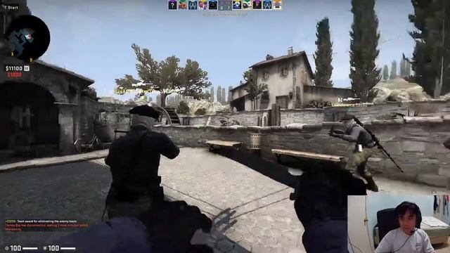 CS:GO BOT AnhTinBen Inferno: 20 minitues GG смотреть онлайн