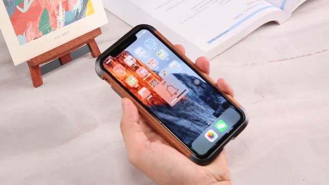 R-JUST Aluminum Metal Wood Bumper Case For iPhone 15 Pro Max Case смотреть онлайн