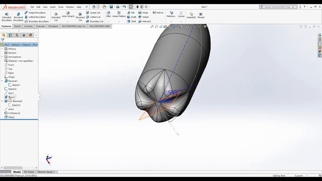 ✔ Solidworks Tutorial: How To Create a Plastic Bottle in SolidWorks (building without surfaces) смотреть онлайн
