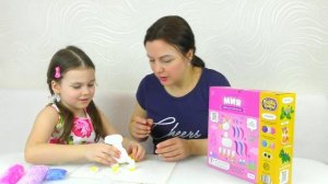 Настя и единорог МИЯ Лепим из воздушного пластилина с шариками "PUZZLE FOAM"  Nastya life VLOG 0+