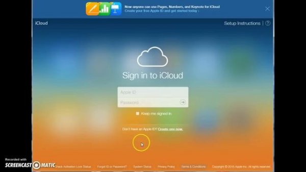 Apple iCloud Email Login \ www.icloud.com