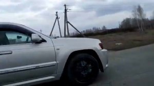 Jeep Grand Cherokee SRT8. WK1. Гонки с электромобилем. Обзор.